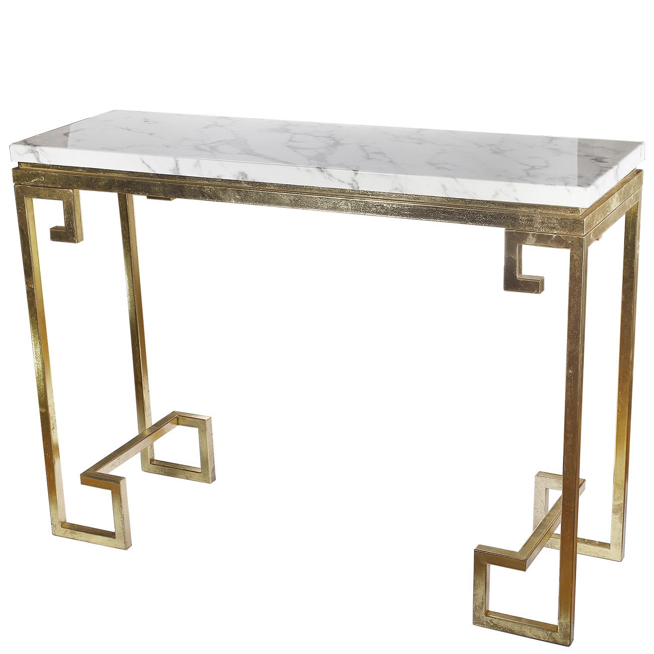 

    
A&B Home KIF40324 Modern Marble Tops Gold Finish Metal Coffee Table Set 3 Pcs

