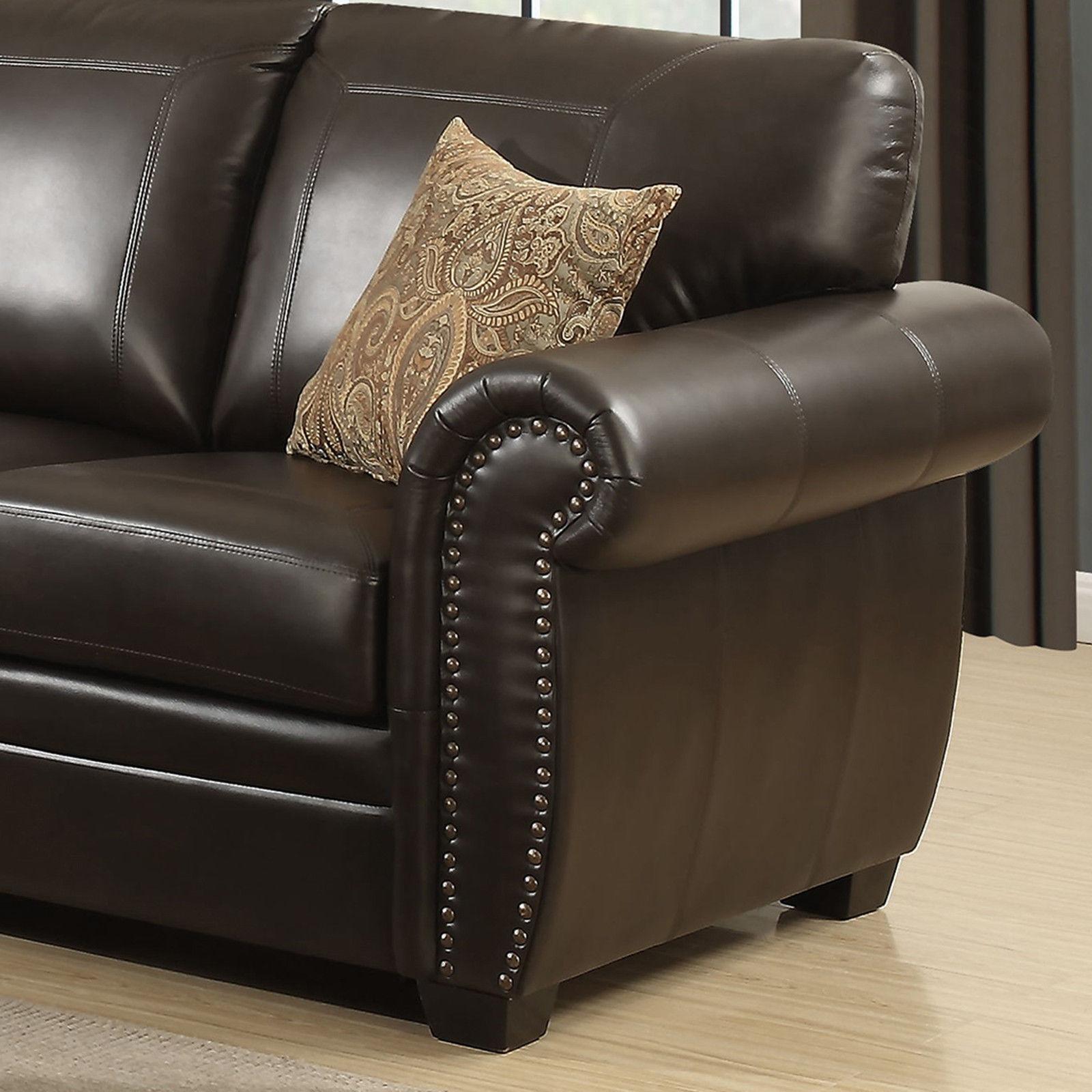 

    
LOUIS-BRN-4PC-SECTIONAL AC Pacific Louis Modern Dark Brown Leather Gel 4Pcs Sectional with Ottoman
