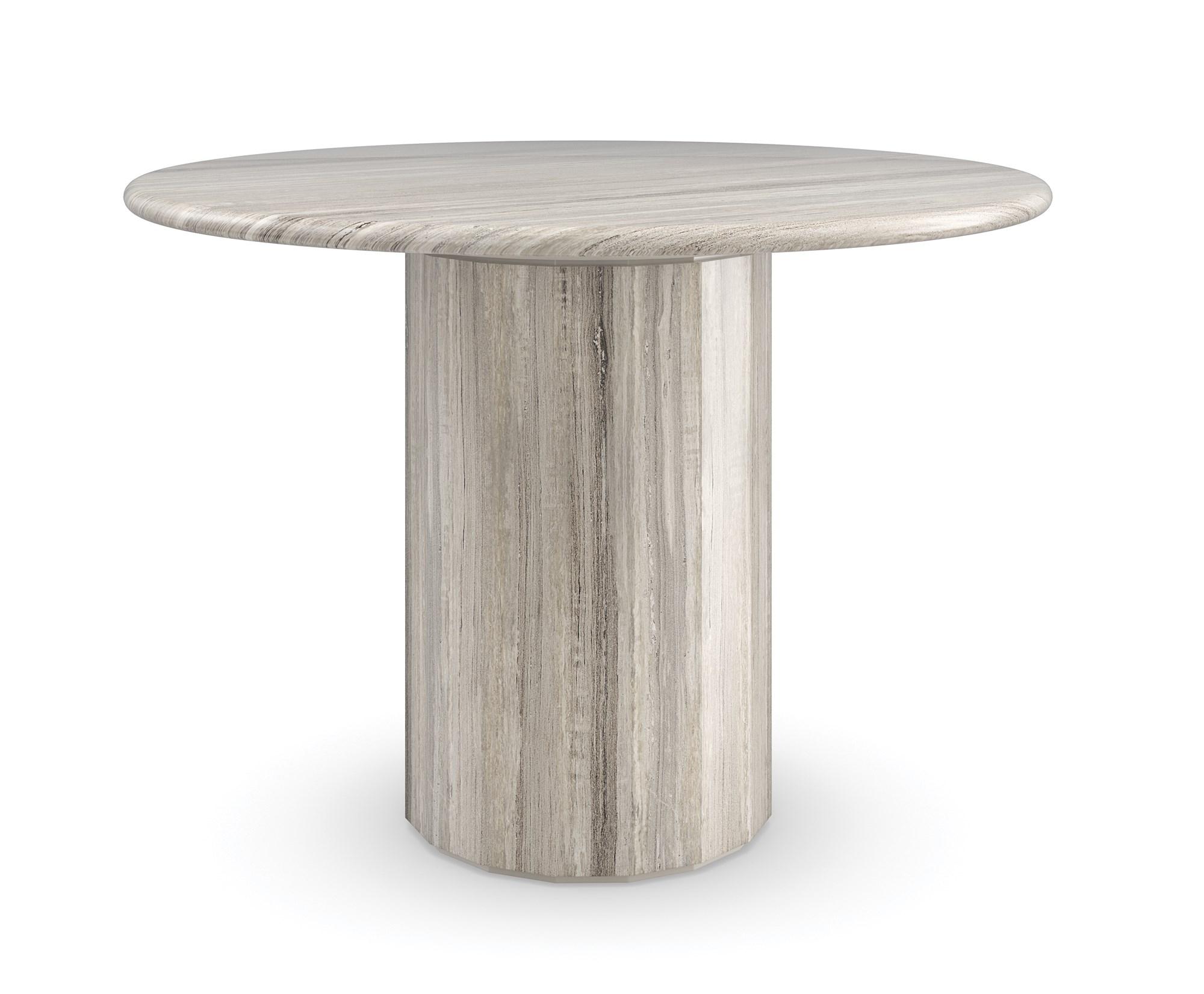 Traditional Dining Table MESITA CLA-022-202 in Stone, Almond 