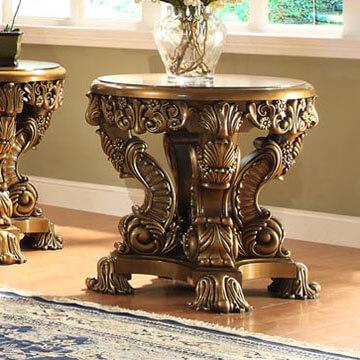 

    
Homey Design Furniture HD-8008-CTSET3 Coffee Table Set Gold Finish/Brown HD-8008-CTSET3
