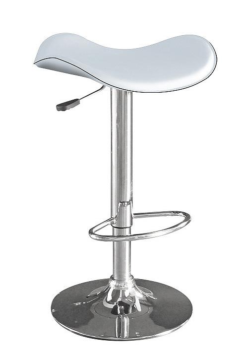 Contemporary Bar Stool 182 AHU-182-WHITE-04 in White 