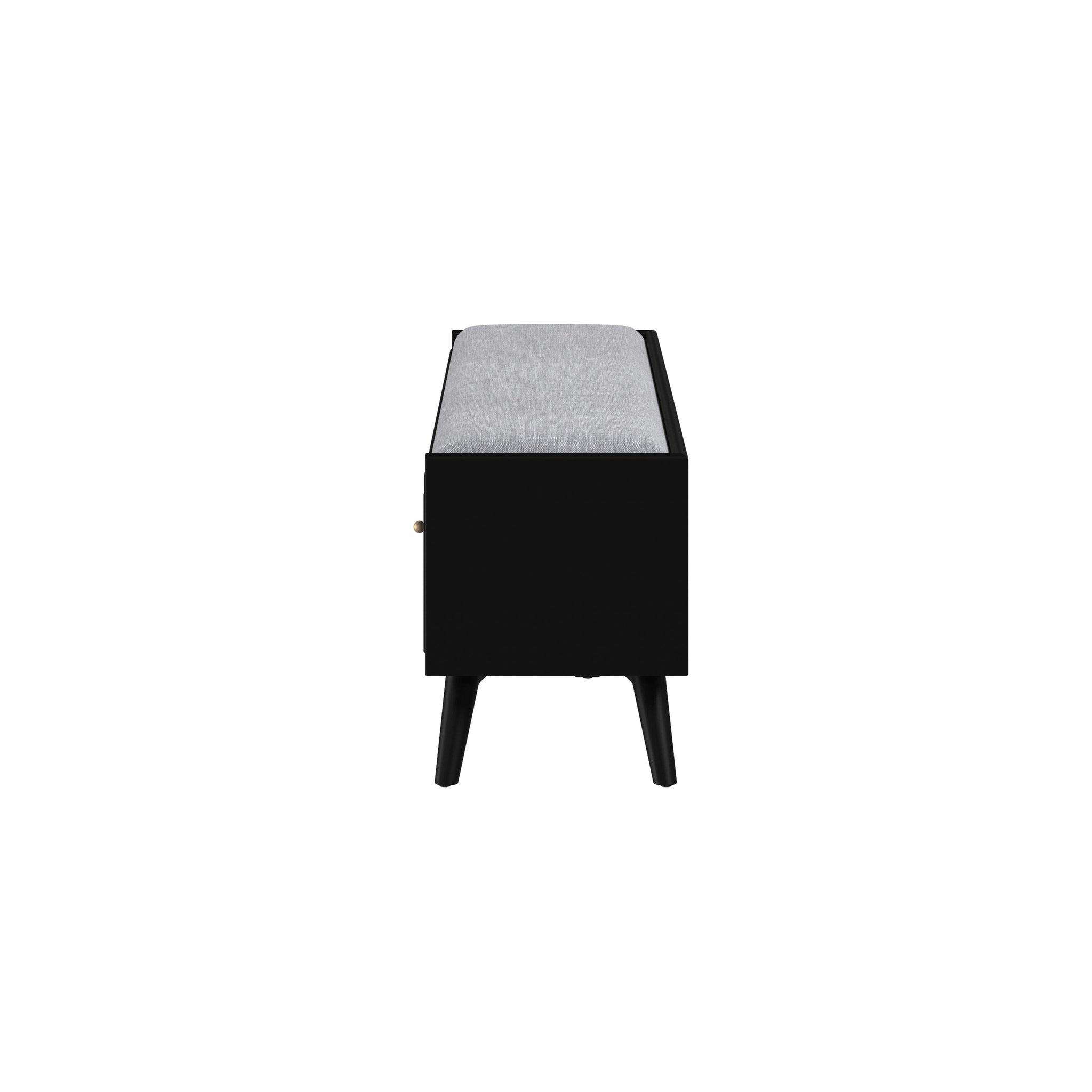 

        
Alpine Furniture Flynn Bench Black Fabric 840108501555
