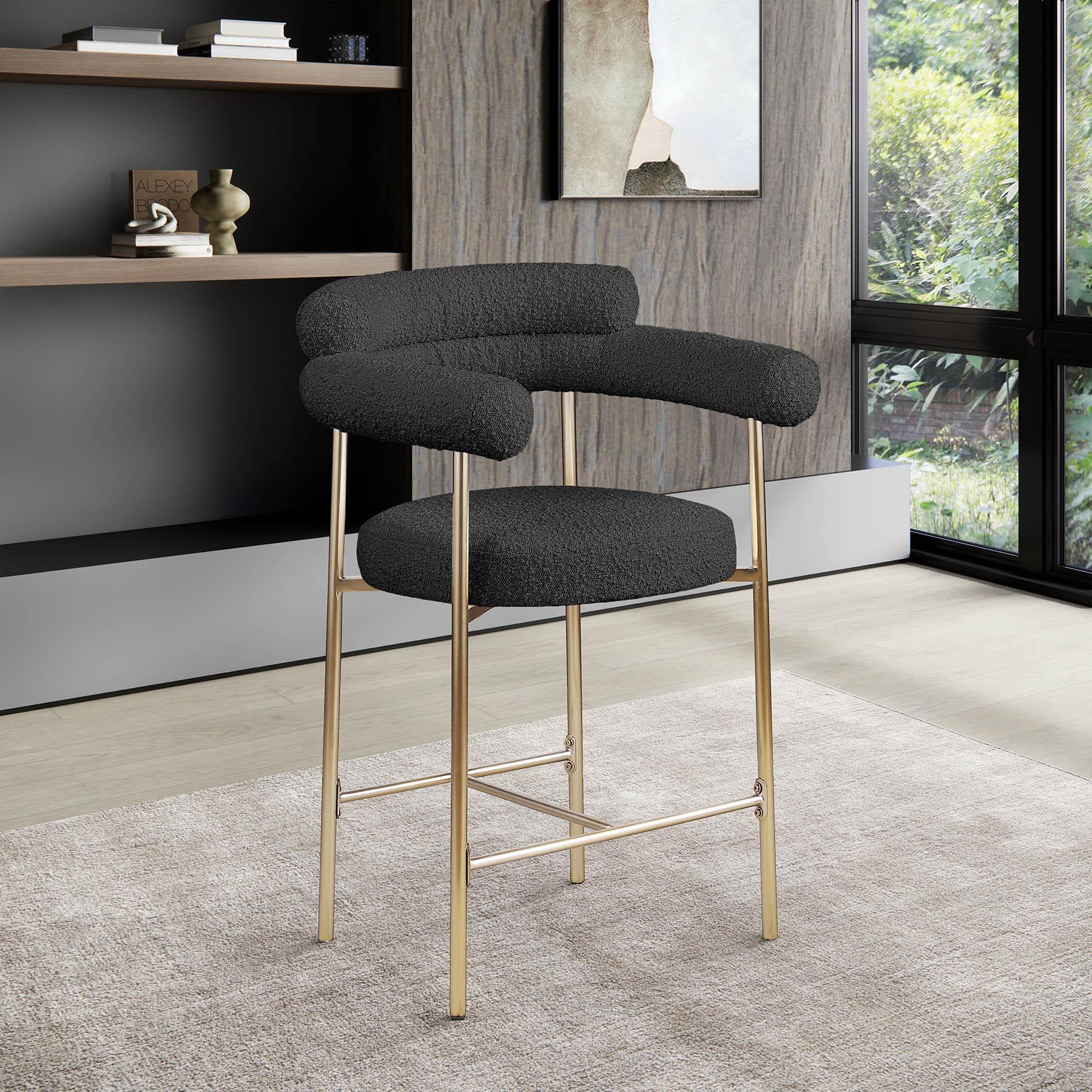 

        
Meridian Furniture 993Black-C Counter Stool Set Black Fabric 094308312927
