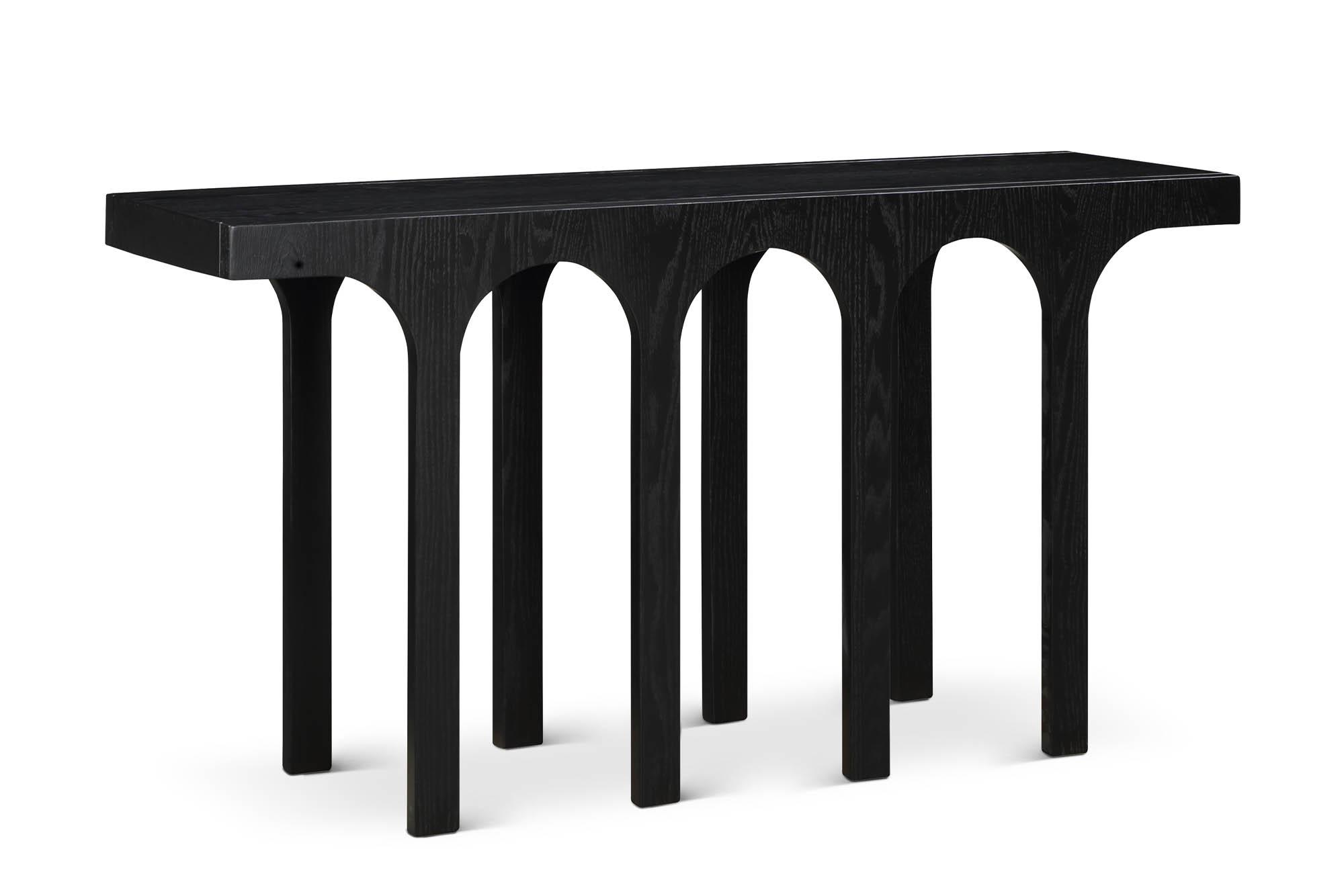 Contemporary, Modern Console Table 99075Black-T 99075Black-T in Black 
