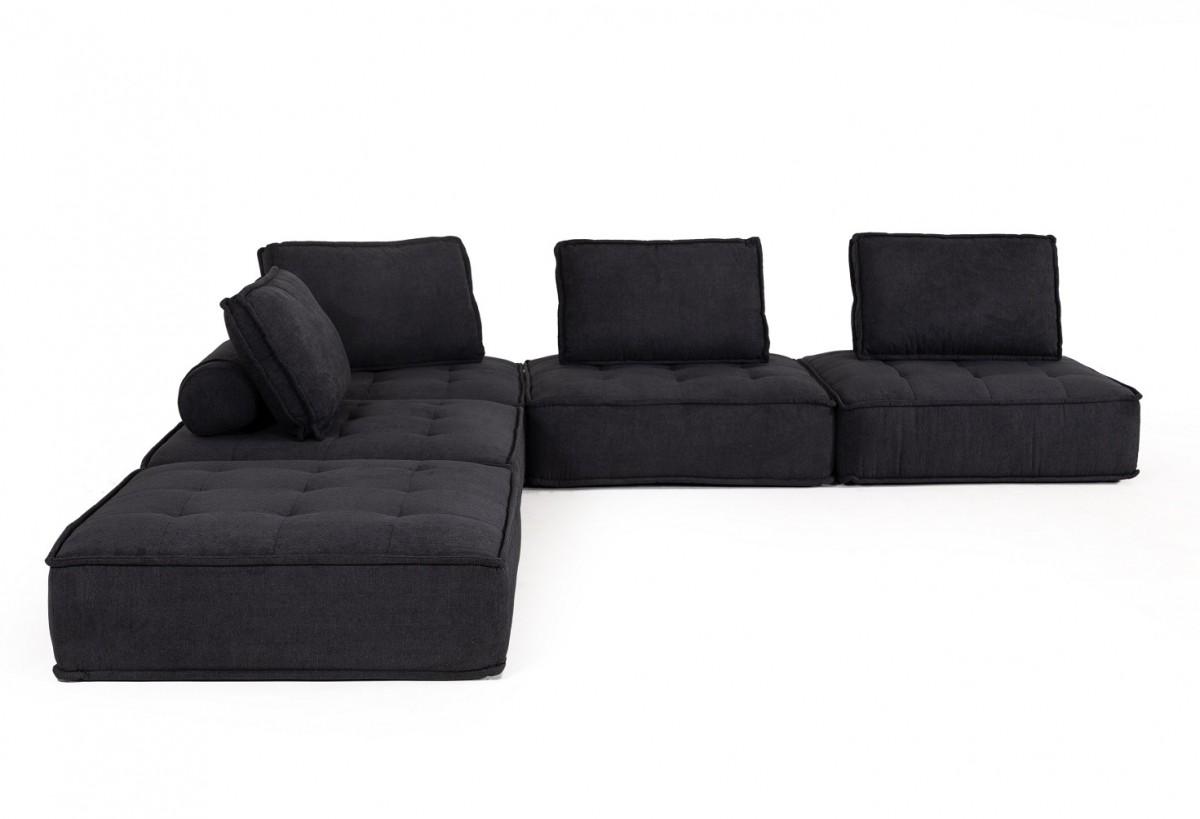 

    
VIG Furniture Divani Casa Nolden Sectional Sofa Black VGKNK8542-BLK
