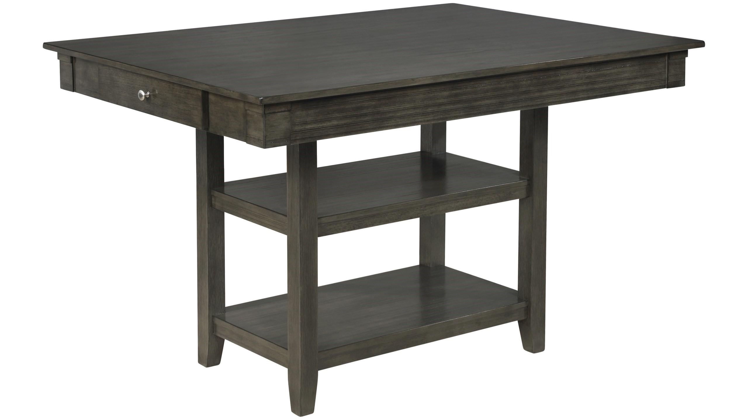 Modern, Farmhouse Counter Height Table Nina 2715GY-T-4260 in Black 
