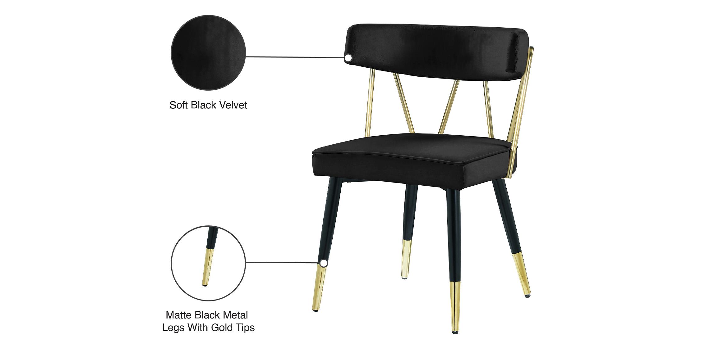 

    
854Black-C Meridian Furniture Dining Chair Set
