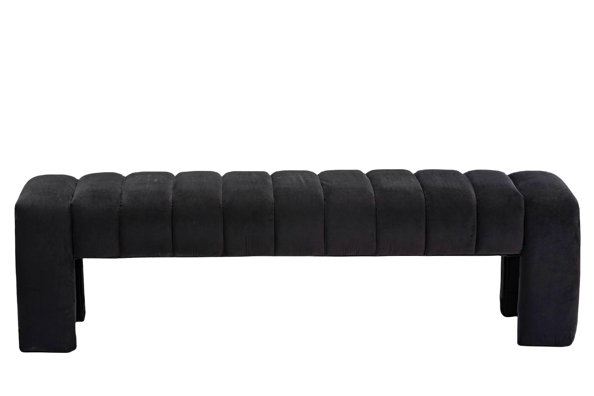 

        
Meridian Furniture ANDAZ 443Black Bench Black Velvet 094308308999

