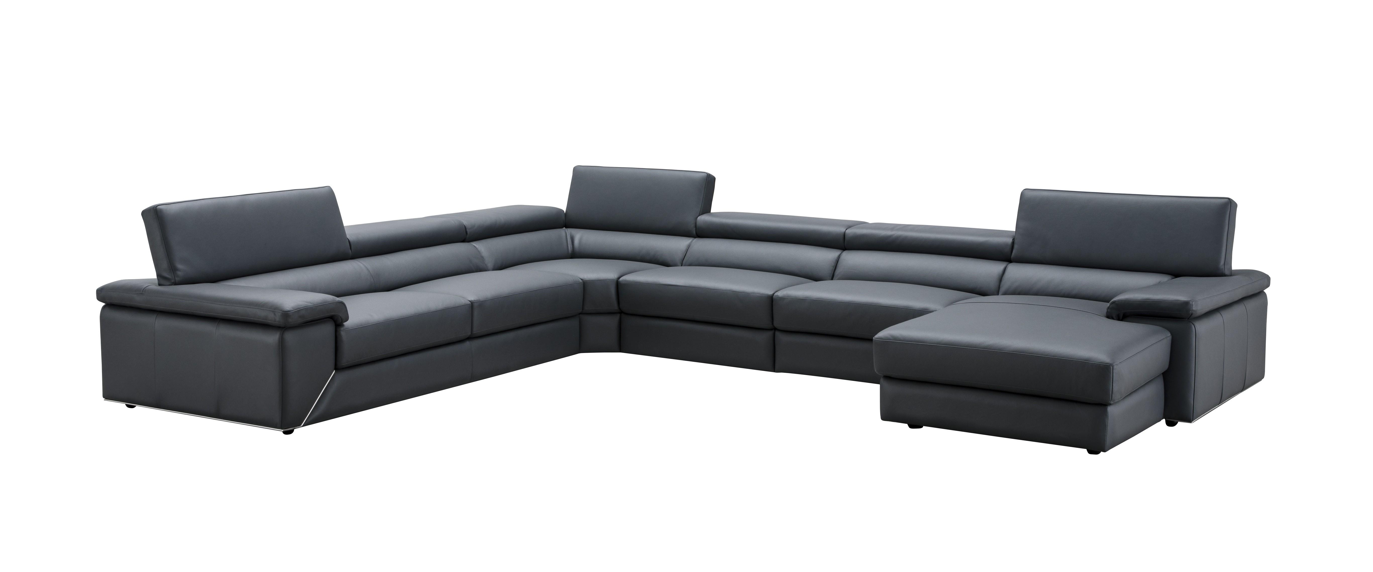 

    
Blue Grey Premium Leather RHC Sectional Sofa by J&M Furniture Kobe 182224
