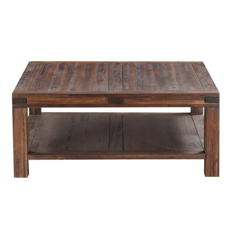 

    
Brick Brown Finish Acacia Solids Coffee Table MEADOW by Modus Furniture
