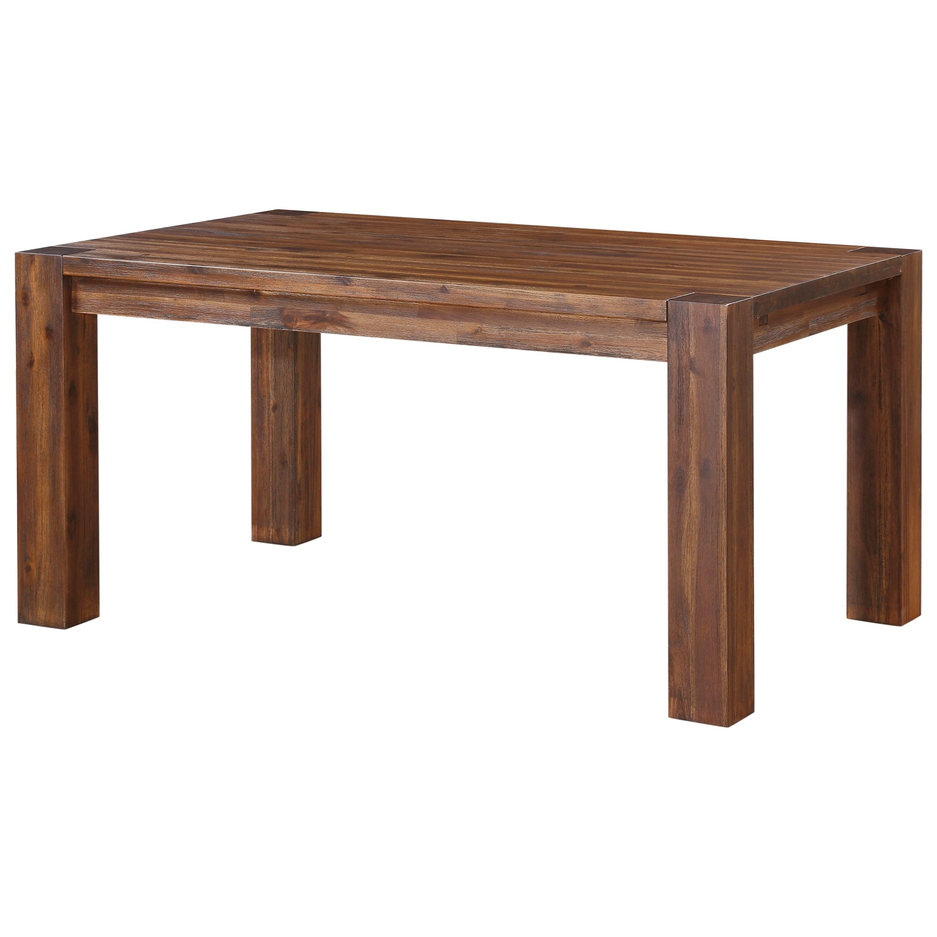 

    
Brick Brown Finish Acacia Solids Dining Table MEADOW by Modus Furniture
