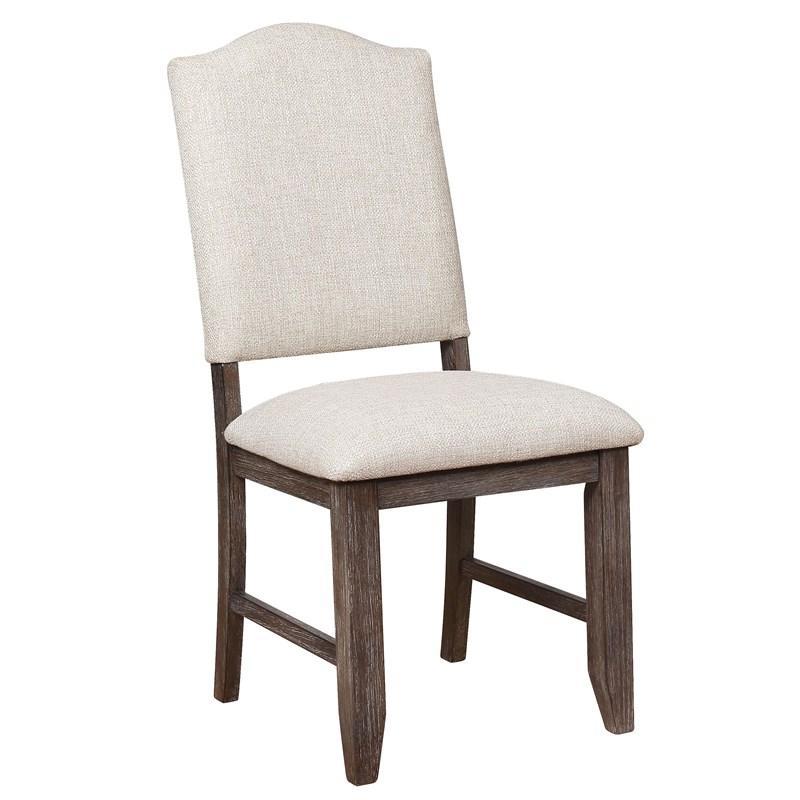 

    
Brown & Cream Dining Chair Set by Crown Mark Regent 2270S-2pcs
