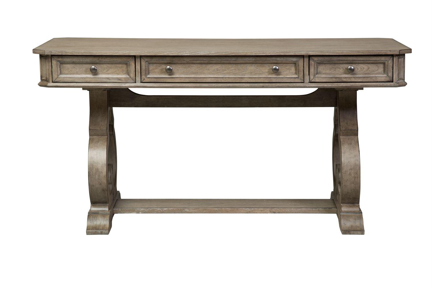 

    
Heathered Taupe Finish Executive Desk Set 3 Pcs Simply Elegant (412-HOJ) Liberty Furniture
