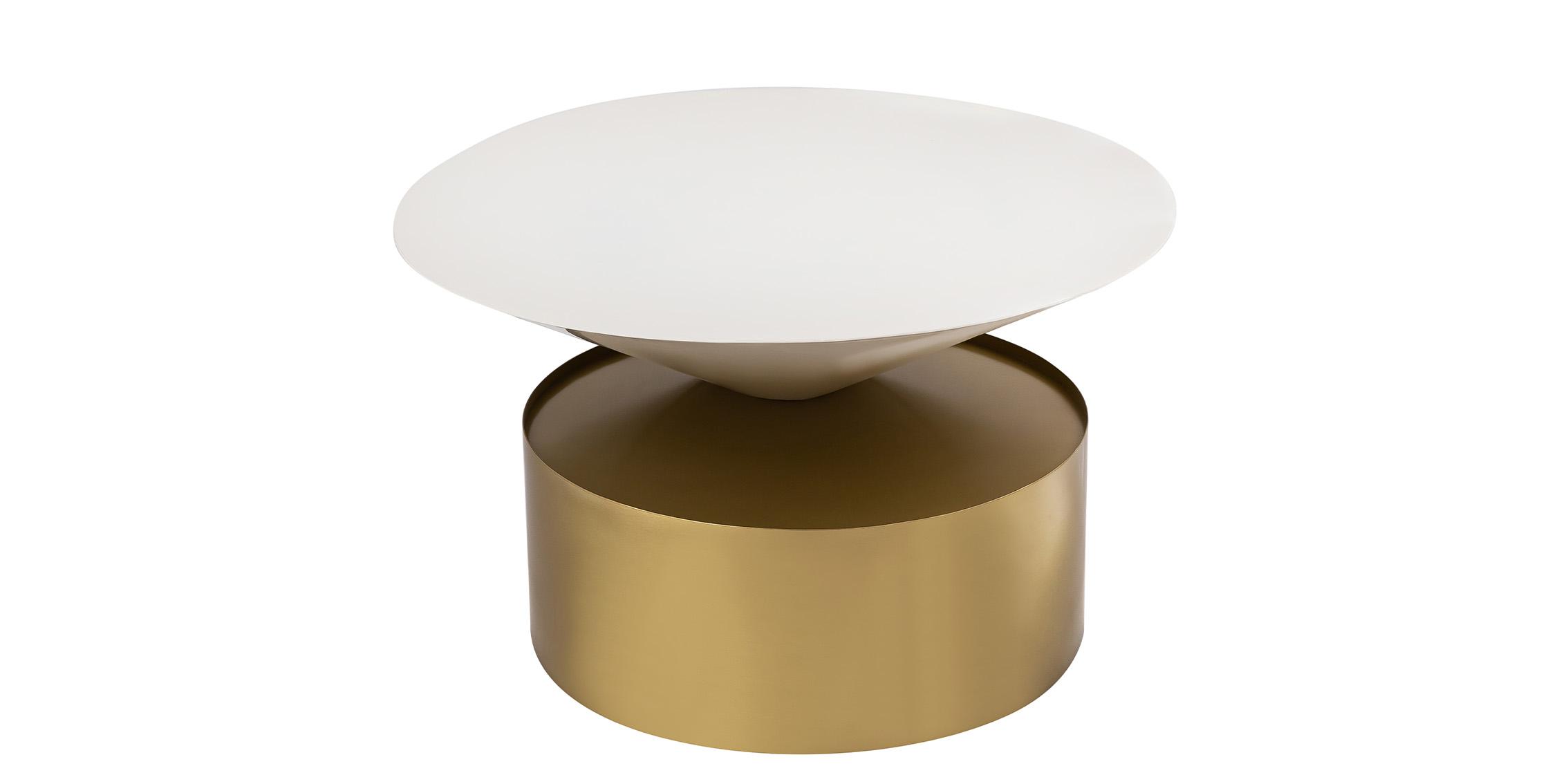 

        
Meridian Furniture DAMON 268-C Coffe Table White/Gold  704831409055
