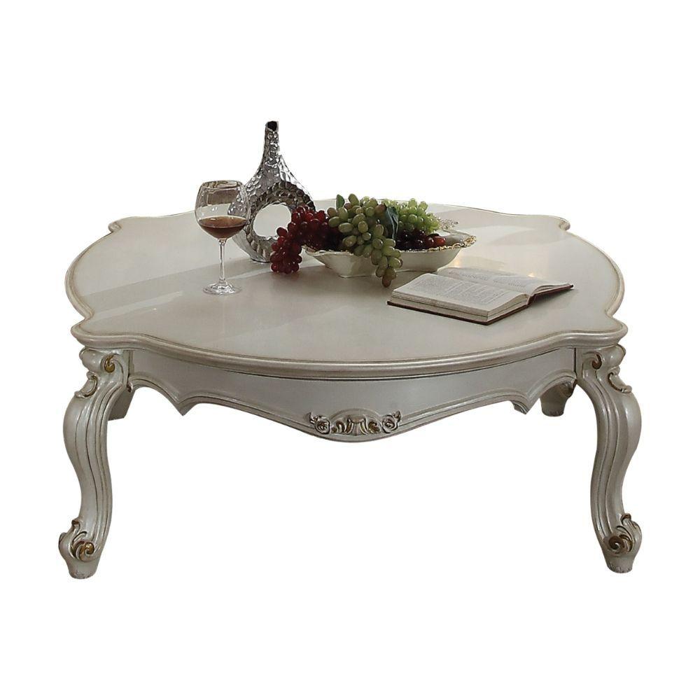

    
Classic Antique Pearl Coffee Table by Acme Picardy 86880
