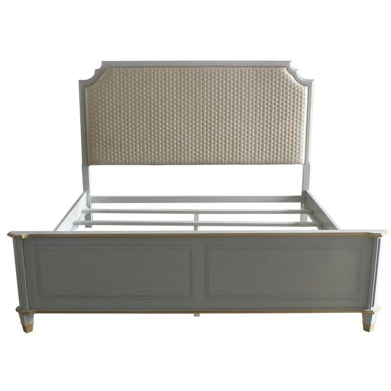 

    
Classic Beige & Gray California King Bed by Acme House Marchese 28874CK
