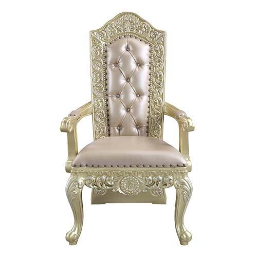 

    
Classic Champagne 2 Arm Chairs by Acme Vatican DN00469-2pcs

