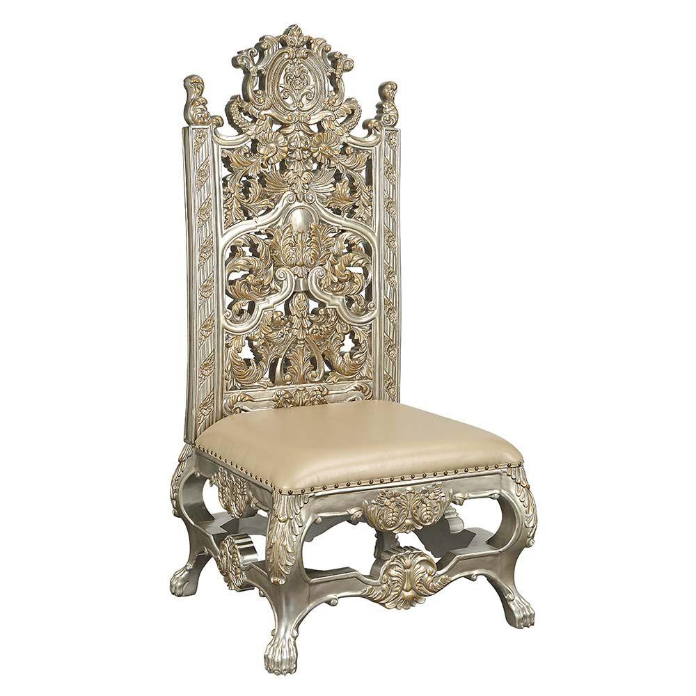 

    
Classic Champagne and Gold Composite Wood Side Chair Set 2PCS Acme Danae DN01198-2PCS
