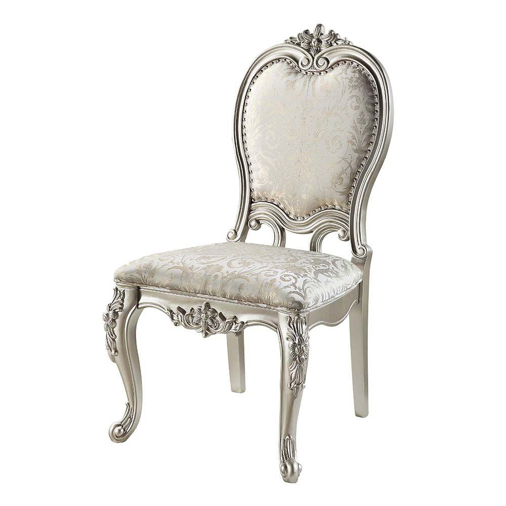 Classic Side Chair Set Bently Side Chair Set 2PCS DN01369-SC-2PCS DN01369-SC-2PCS in Champagne Fabric