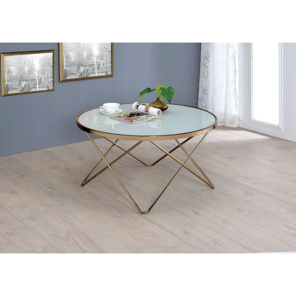 

    
Acme Furniture Valora Coffee Table White 81825
