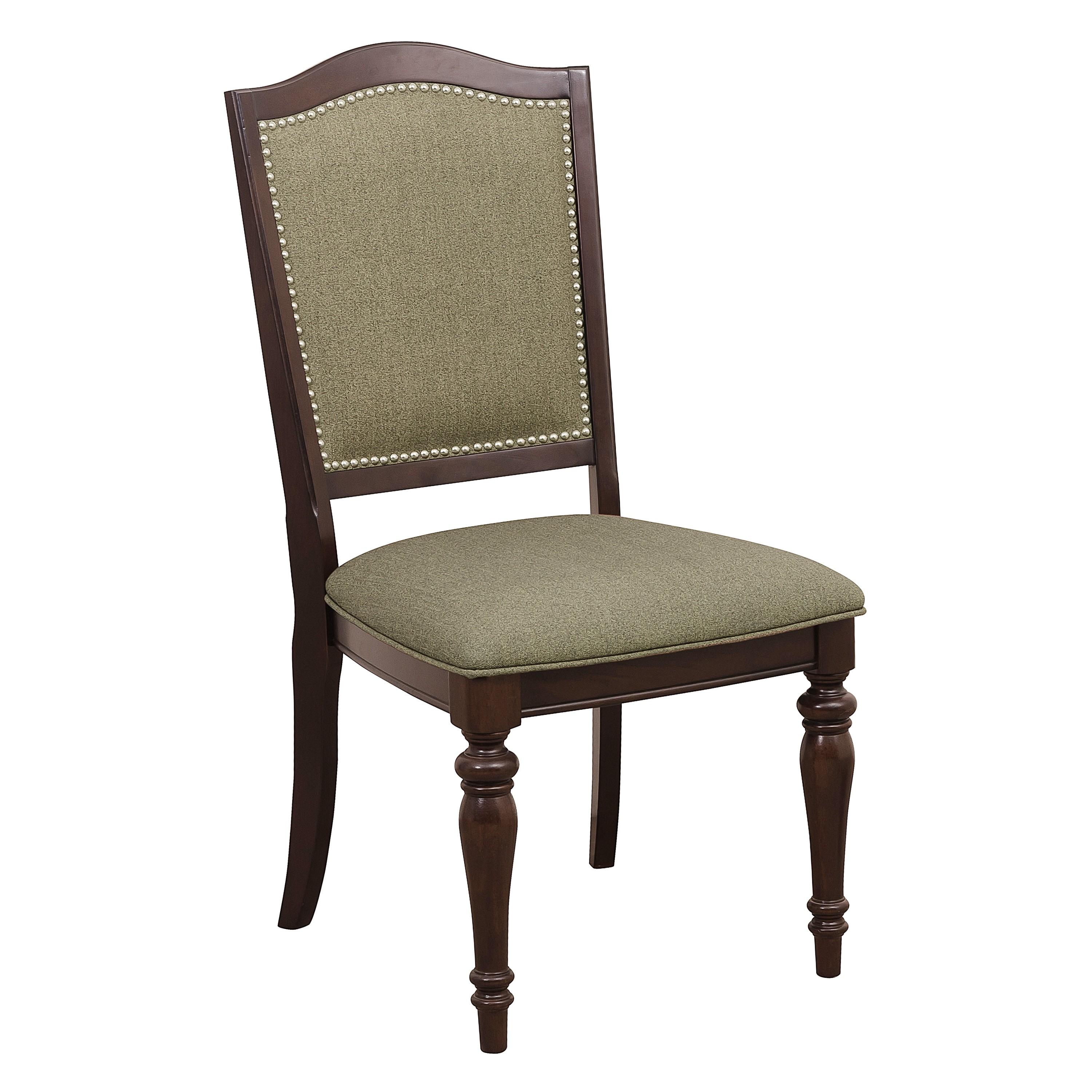 

    
Classic Dark Cherry Wood Side Chair Set 2pcs Homelegance 2615DCS Marston
