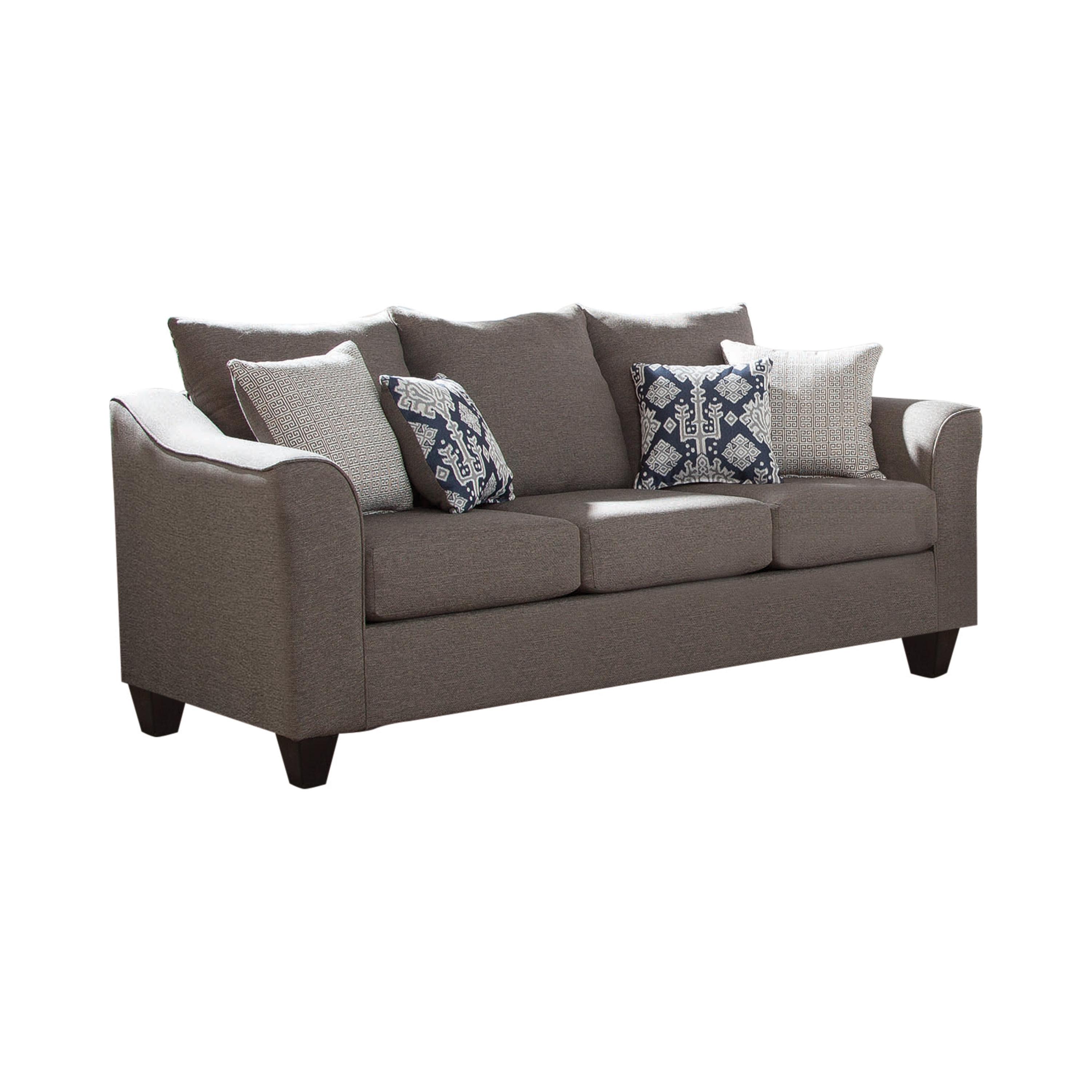 

    
Classic Gray Linen-like Upholstery Sofa Coaster 506021 Salizar
