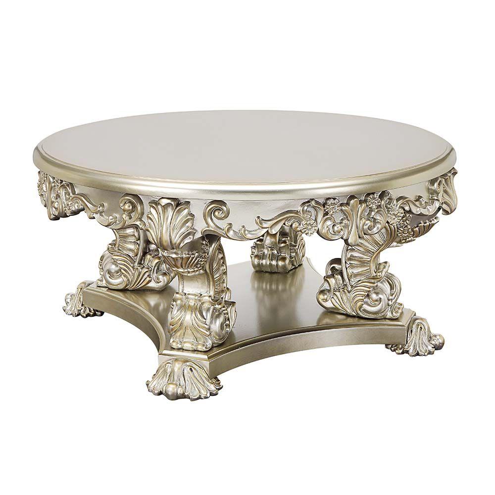 Classic, Traditional Coffee Table Sorina Coffee Table LV01213-CT LV01213-CT in Silver, Gold 