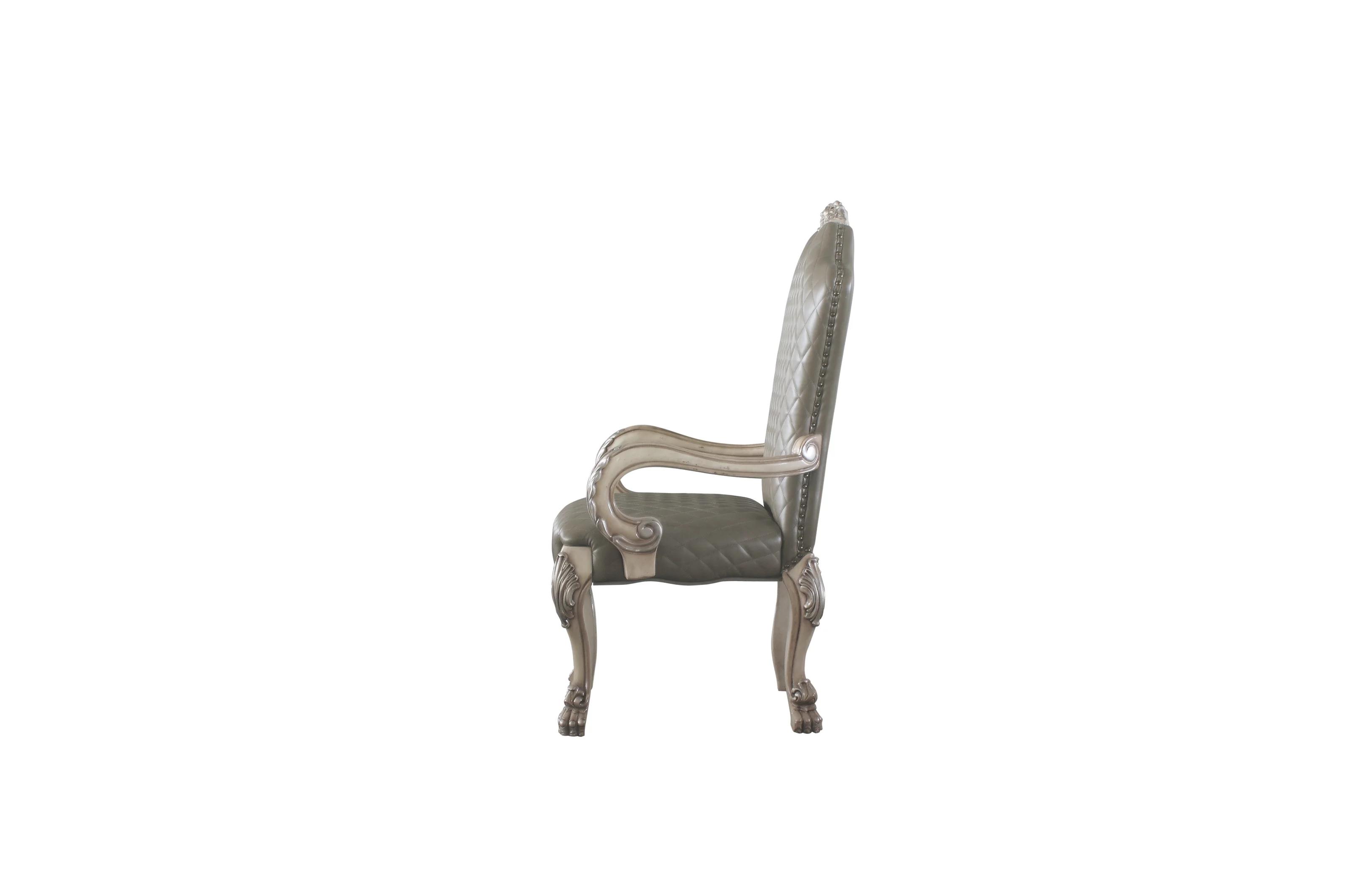 

    
Acme Furniture Dresden Arm Chair Set Vintage White 68173-2pcs
