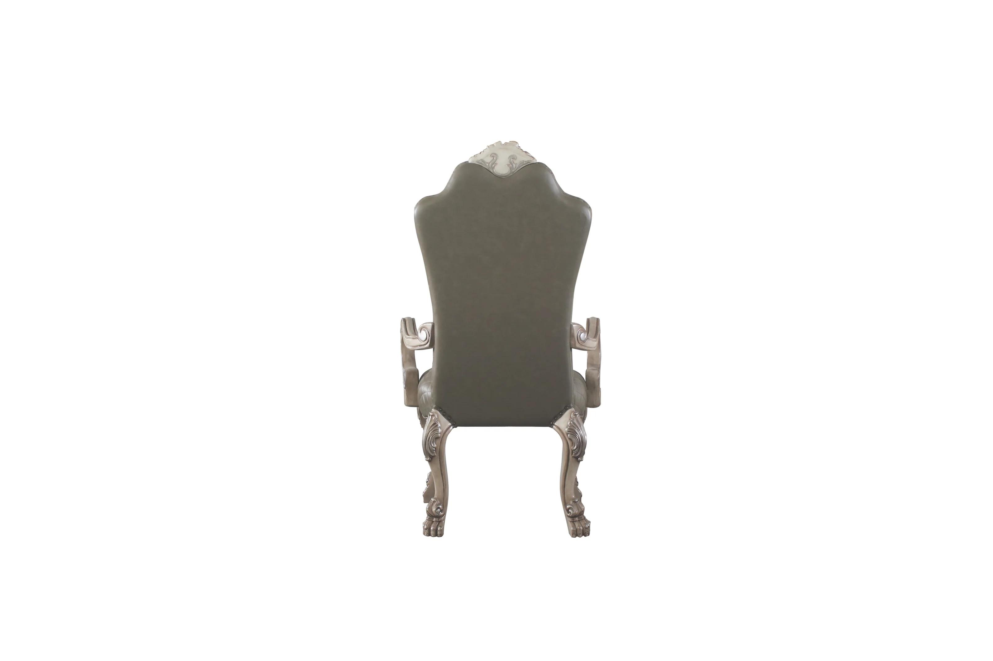 

                    
Acme Furniture Dresden Arm Chair Set Vintage White PU Purchase 
