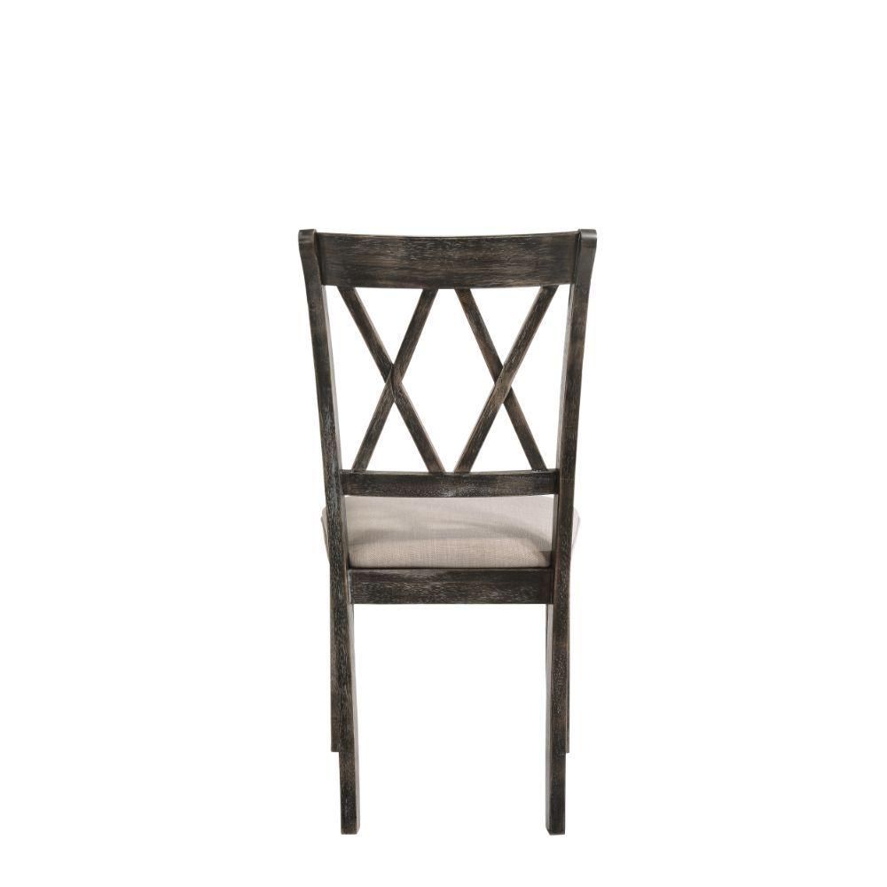 

    
Acme Furniture Claudia II Side Chair Set Gray 71882-2pcs
