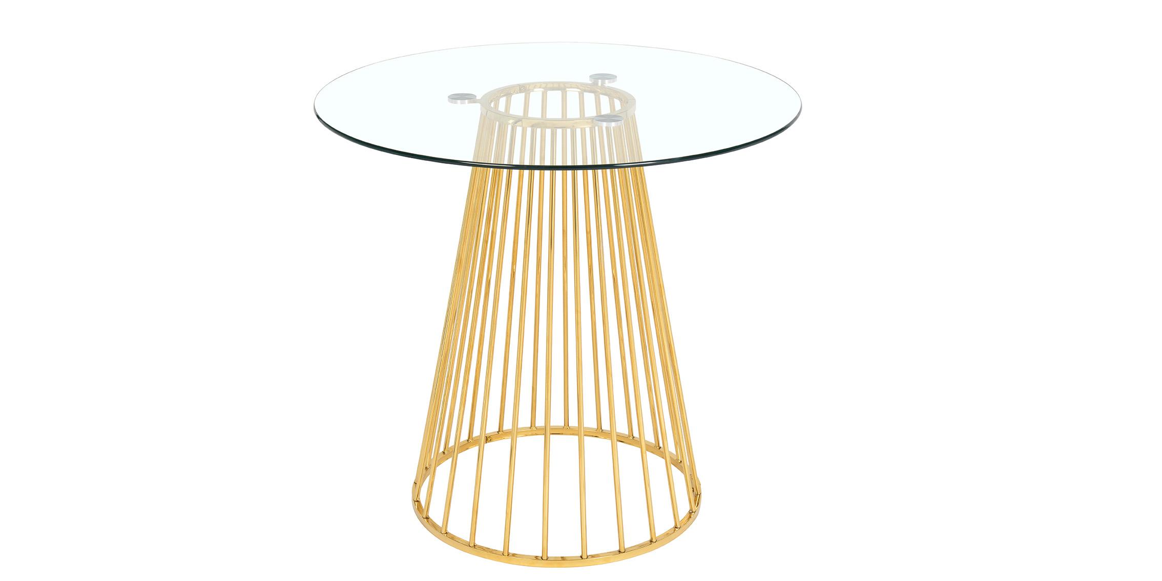 Contemporary Dining Table GIO 753-T 753-T in Gold 