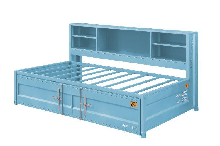 

                    
Acme Furniture Cargo Twin Size Bed w/ Trundle Aqua  Purchase 

