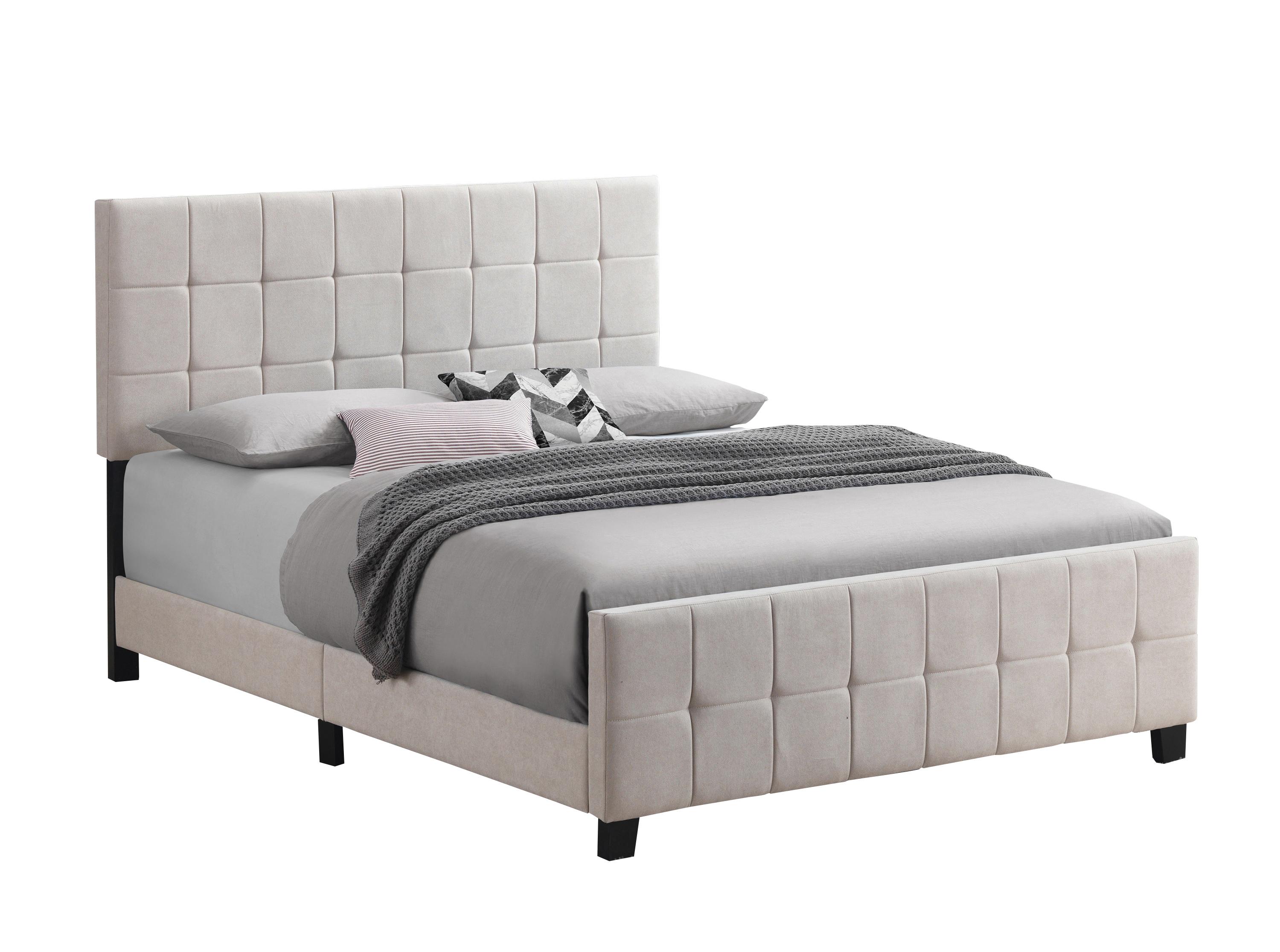 

    
Contemporary Beige Fabric King Bed Coaster 305952KE Fairfield
