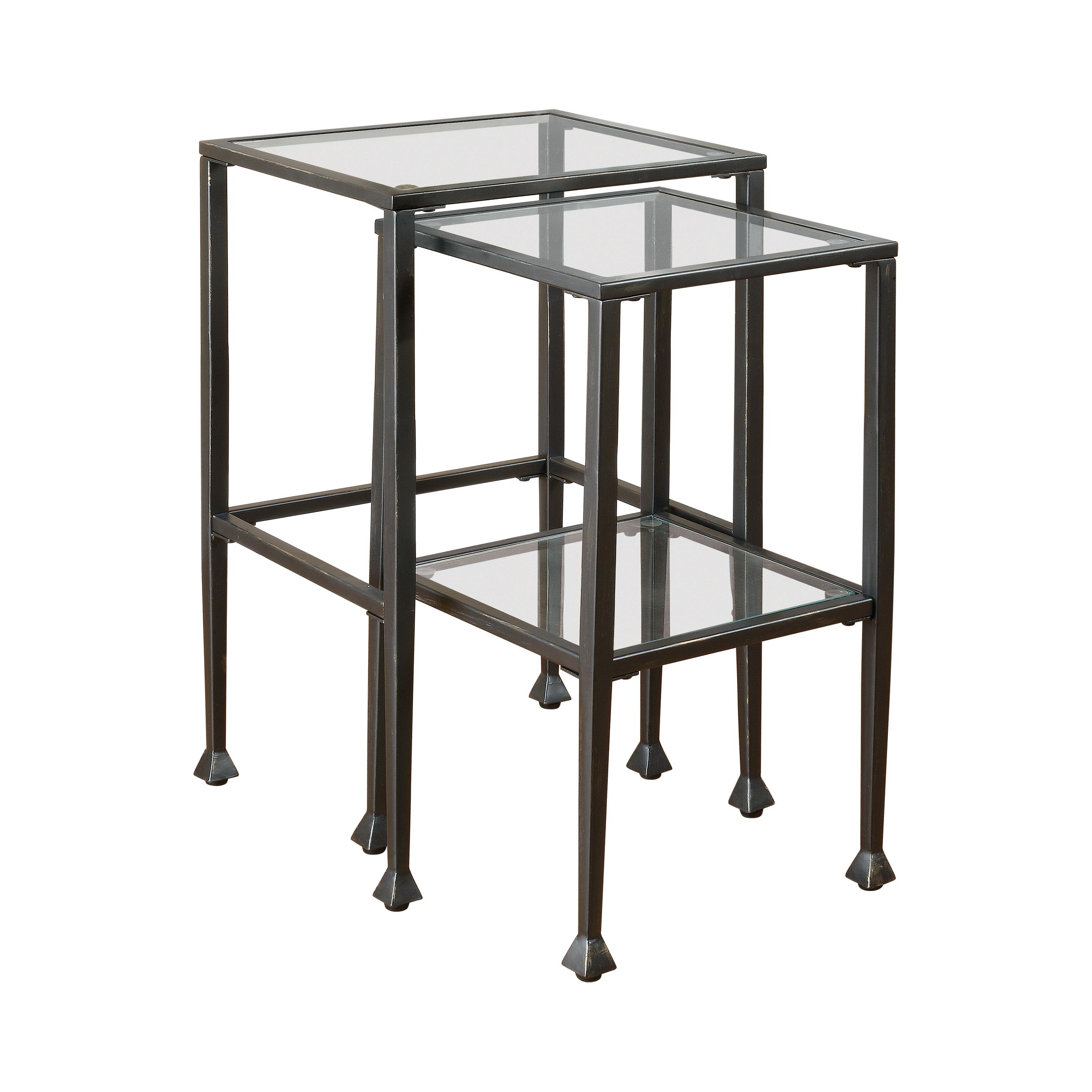 Contemporary Nesting Tables Set 901073 901073 in Black 