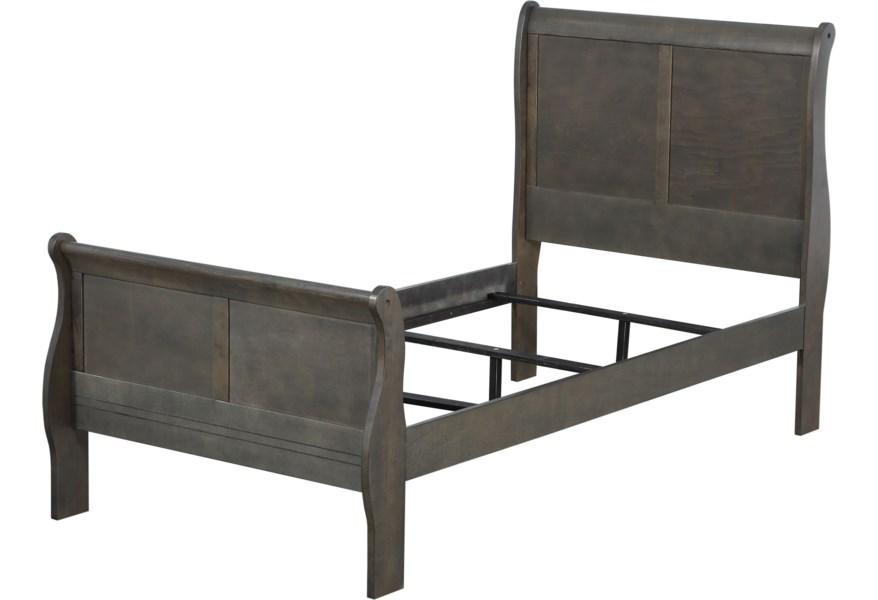 

    
Acme Furniture Louis Philippe Queen Bed Dark Gray 26790Q
