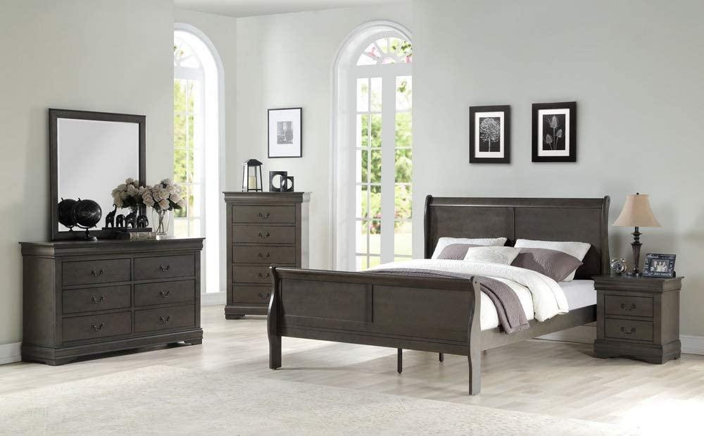 

                    
Acme Furniture Louis Philippe Queen Bed Dark Gray  Purchase 

