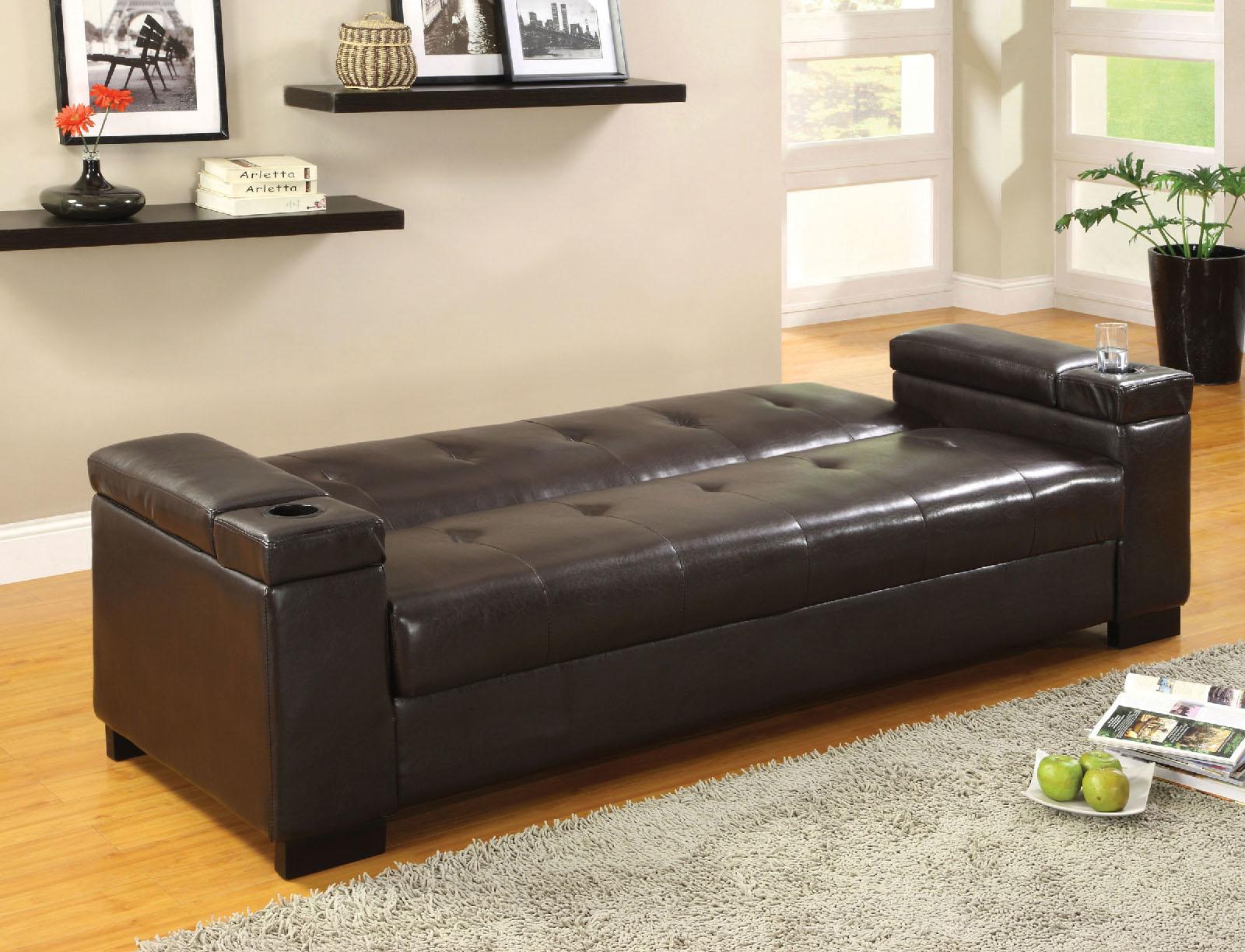 

    
CM2123 Furniture of America Futon sofa
