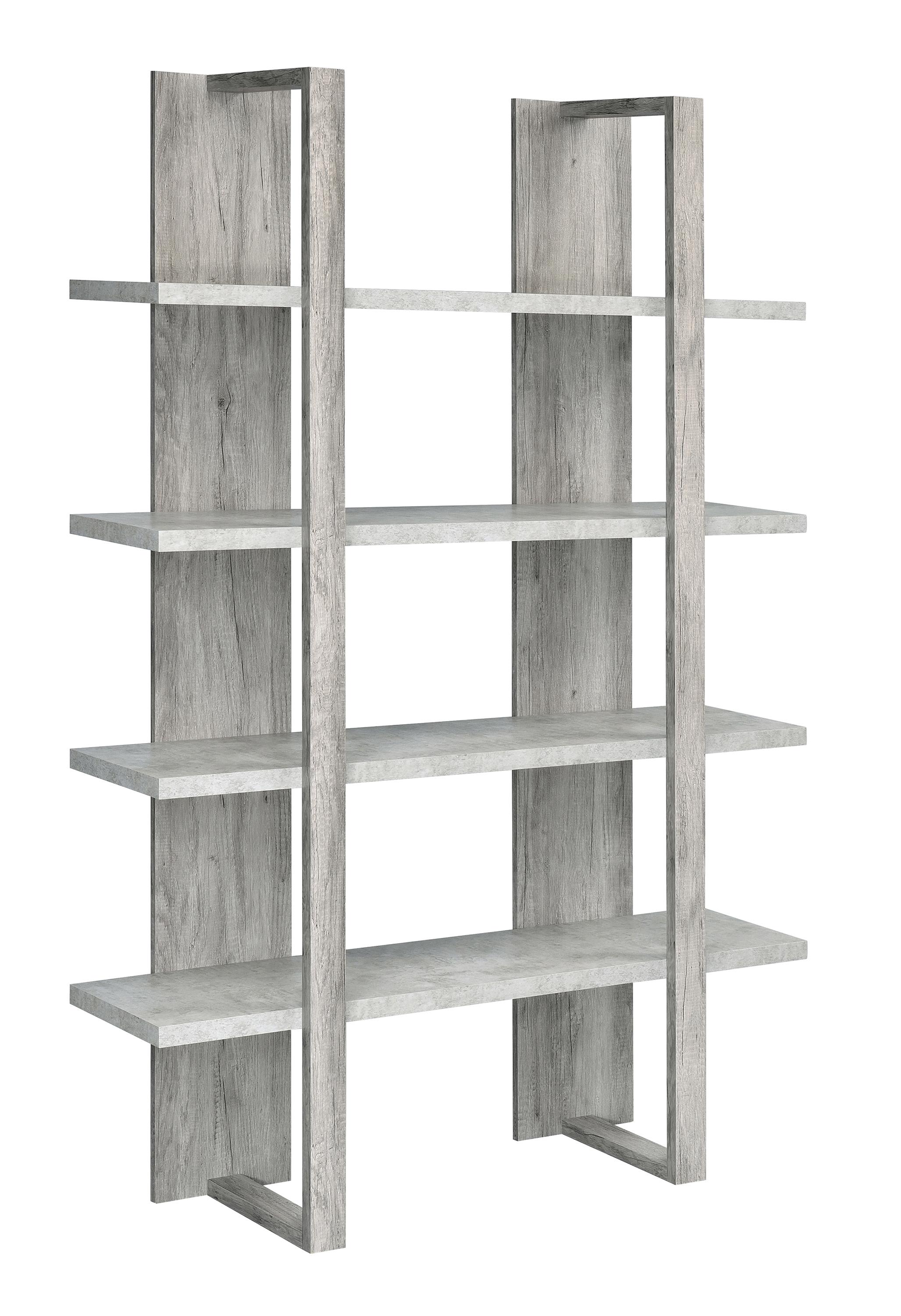 Contemporary Bookcase 882037 Danbrook 882037 in Driftwood 