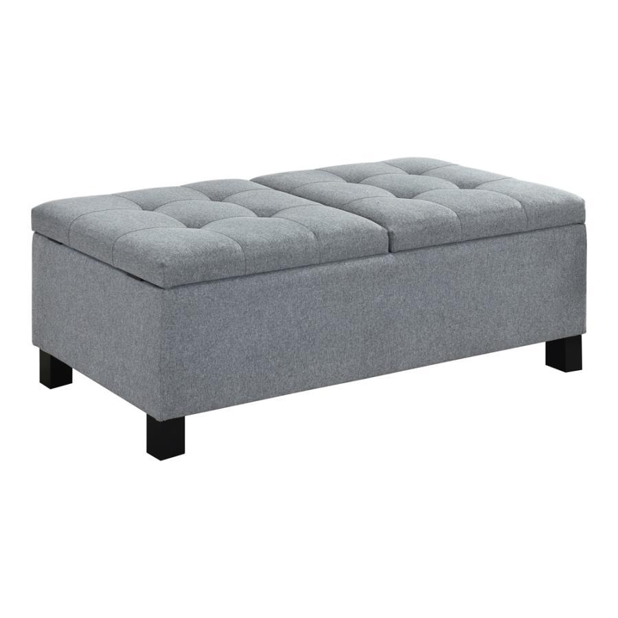 Contemporary Bench 915143 915144 in Gray Fabric