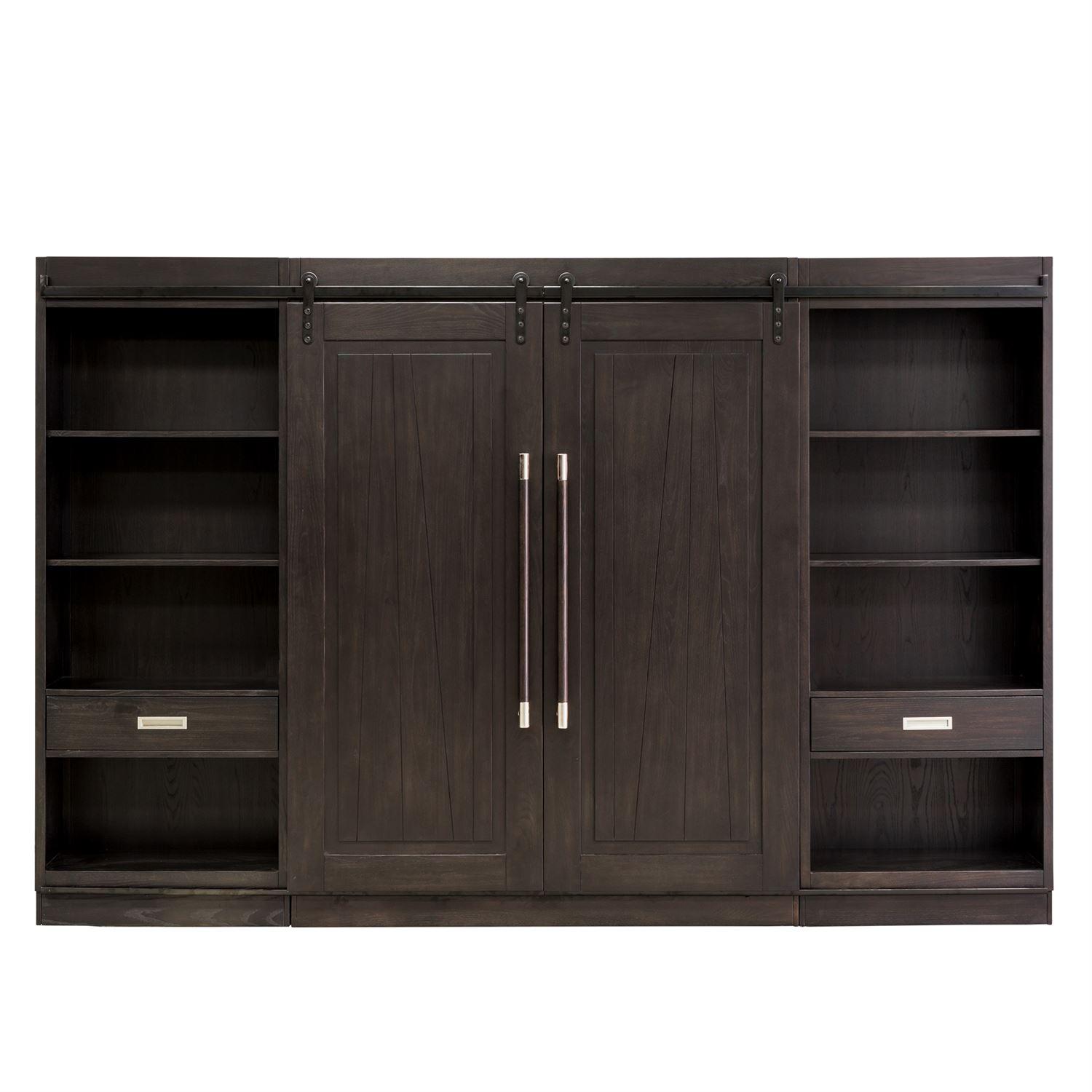 

    
Charcoal Finish Wood Entertainment Center Abbey 328-ENTW-ECP Liberty Furniture
