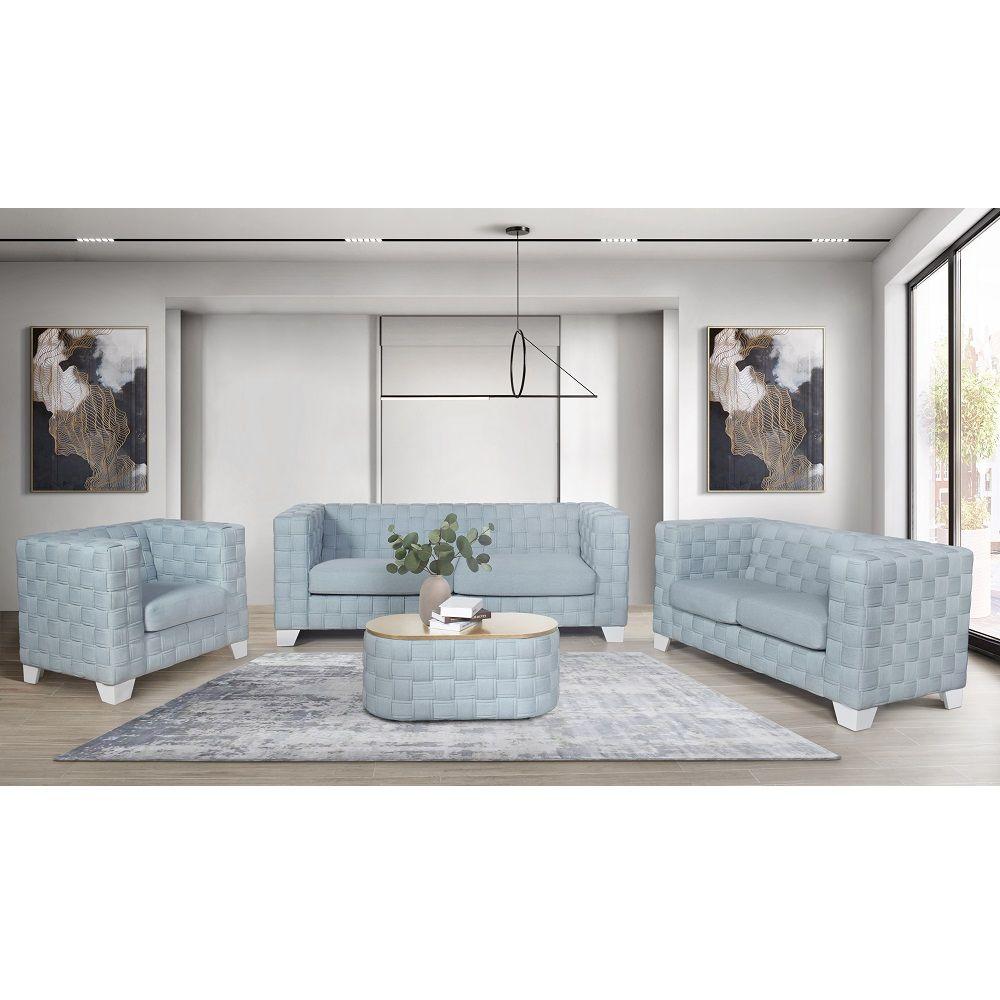 

    
Contemporary Light Teal Wood Living Room Set 2PCS Acme Saree LV02346-S-2PCS
