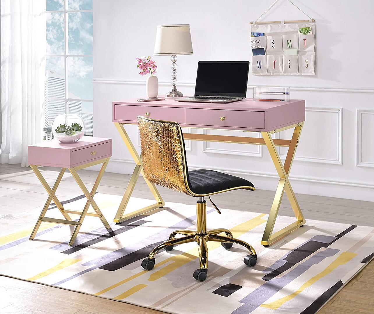 

    
Acme Furniture 82698 Coleen Accent Table Pink 82698

