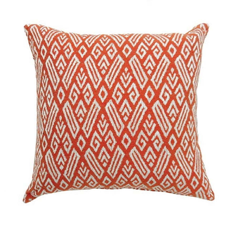 Contemporary Throw Pillow PL683RD-2PK-S Cici PL683RD-2PK-S in Red 