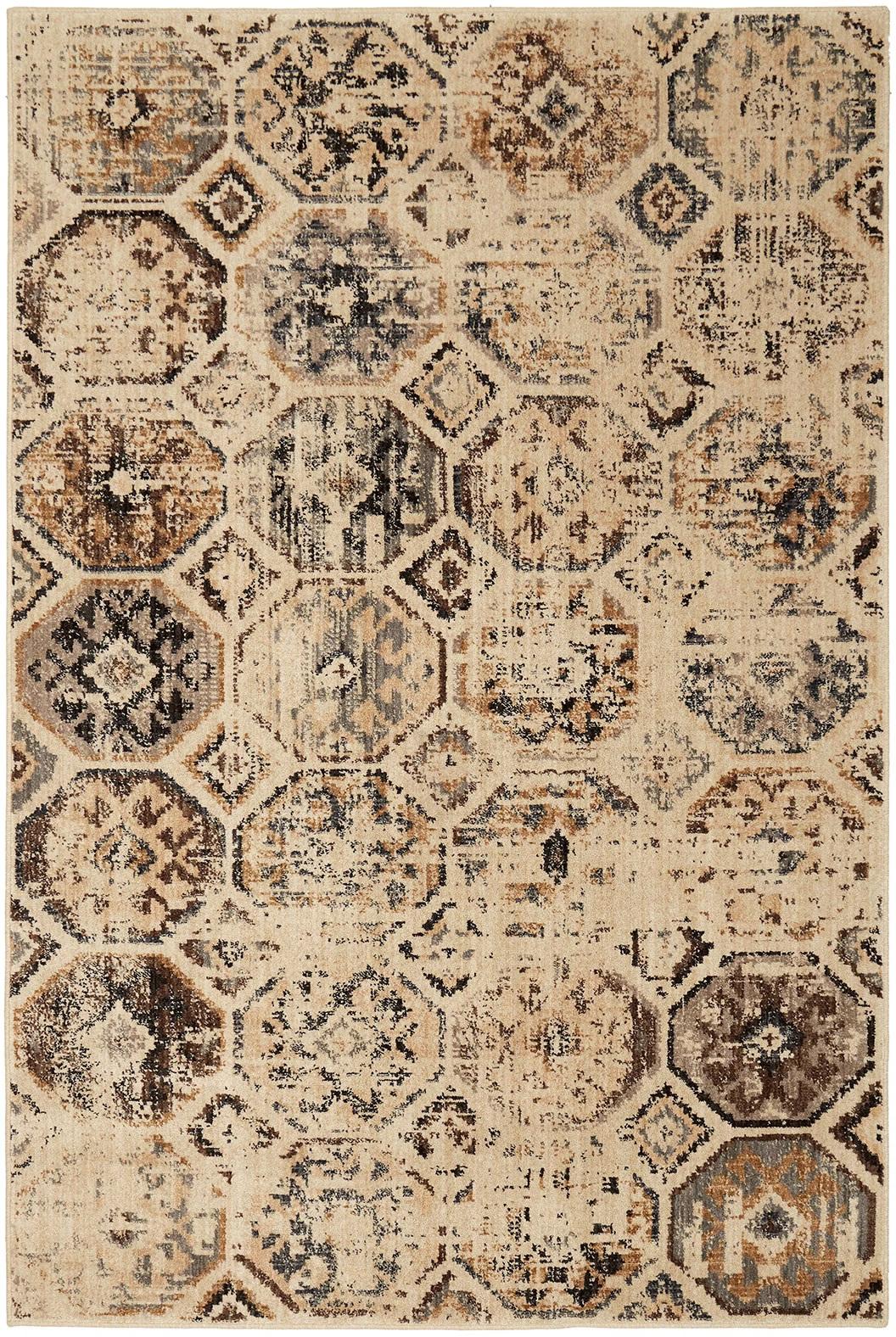 

    
Contemporary Relic Beige Polyester 5'3"x7'6" Area Rug Furniture of America RG8165-S Wilhelm
