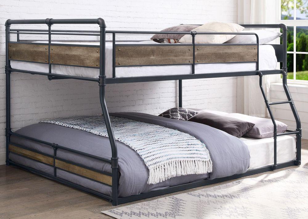 

    
Acme Furniture Cordelia Bunk Bed Sand/Black 38320
