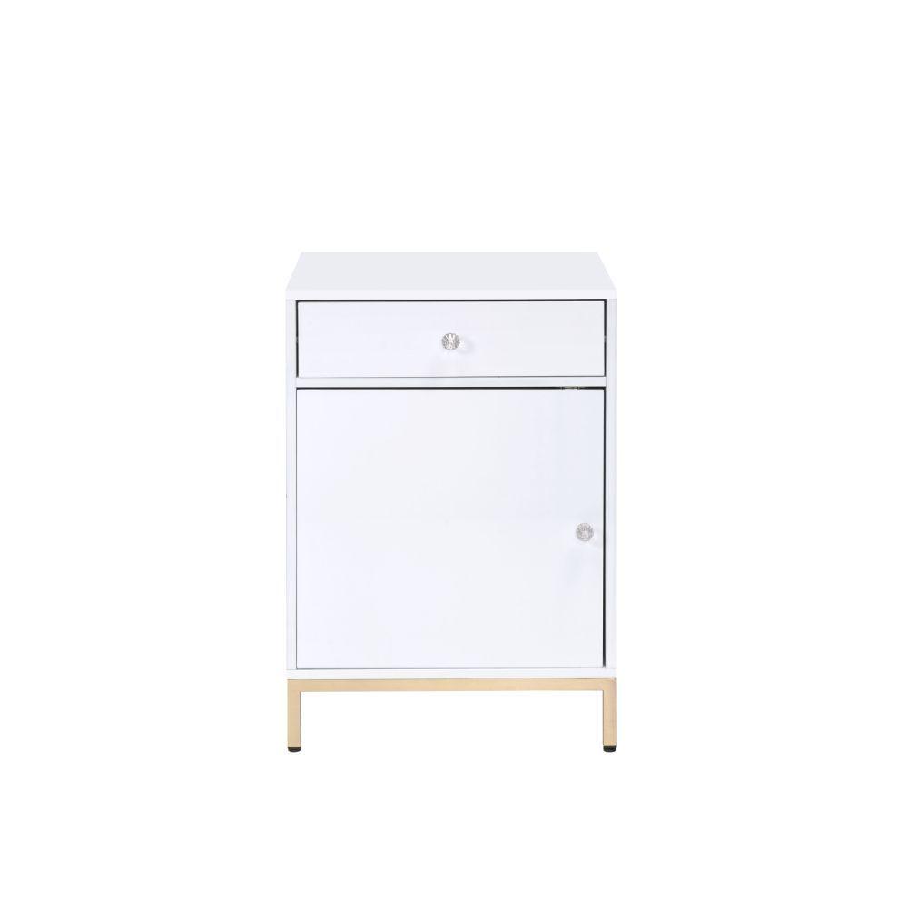 

                    
Acme Furniture 92543 Ottey Cabinet White/Gold  Purchase 
