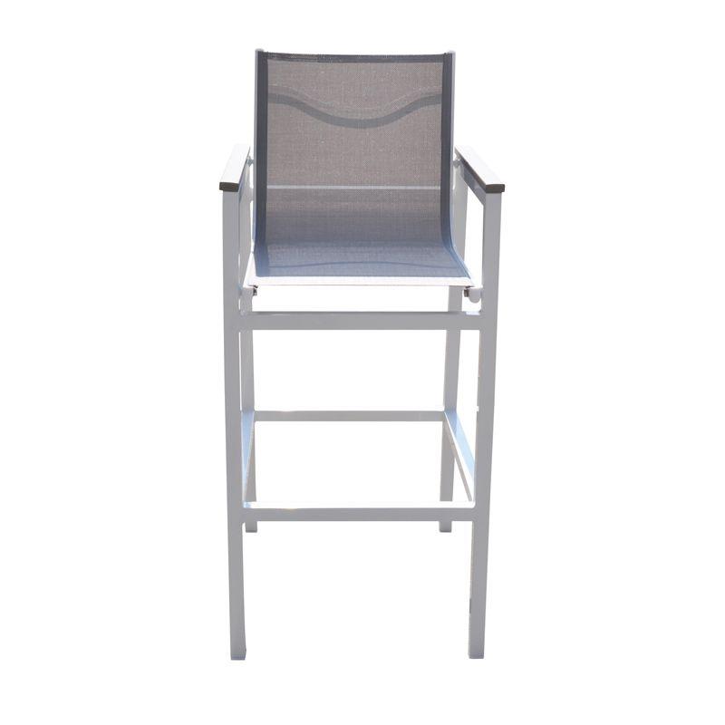 

    
Contemporary White/Gray Aluminium Outdoor Chair Set 3PCS VIG Furniture Renava Gulf VGGEFP0306-3PCS
