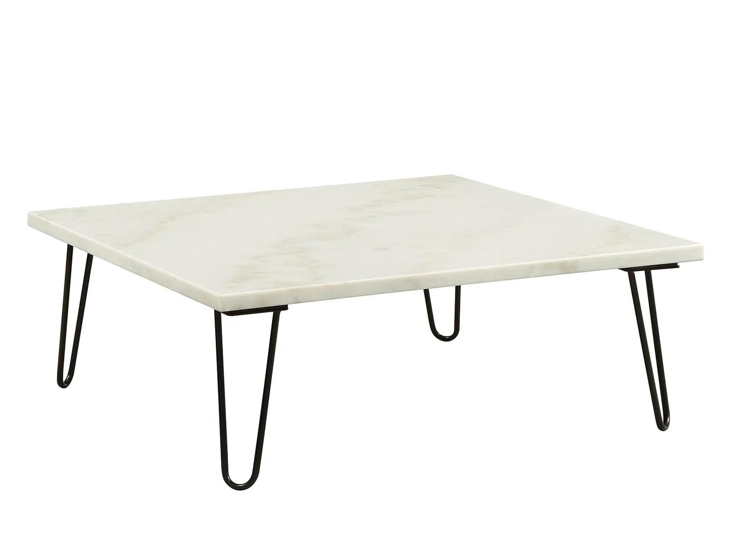 Contemporary Coffee Table Telestis 84500 in White 