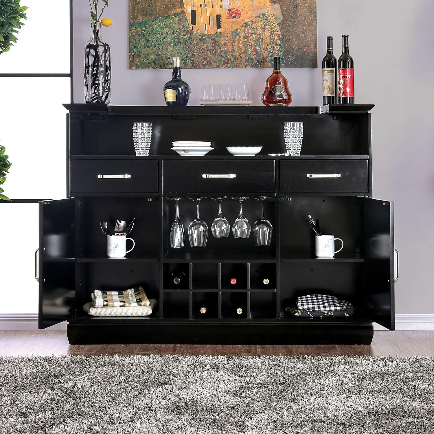 

    
Furniture of America ALENA CM3452BK-BT Bar Table Black CM3452BK-BT
