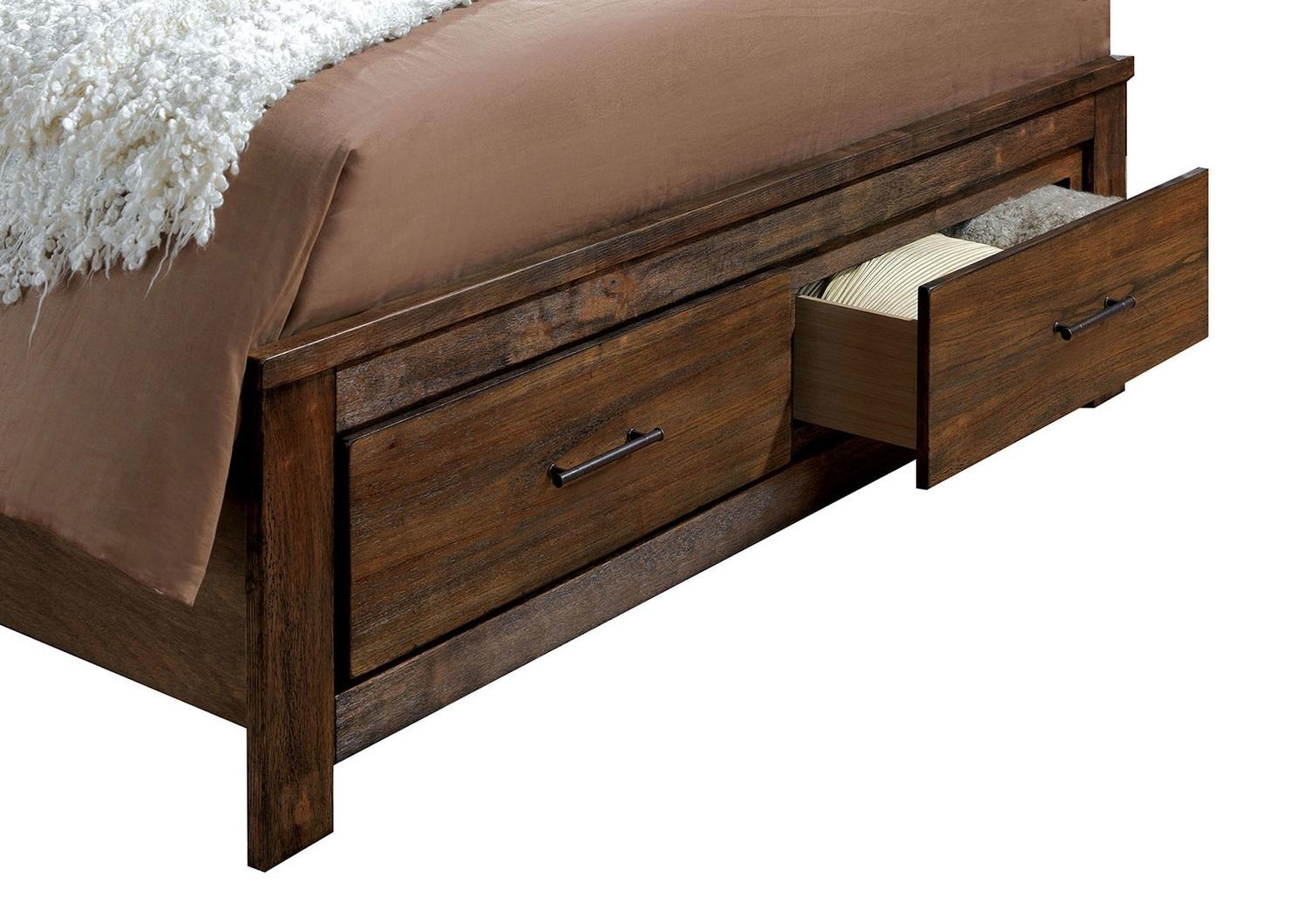 

                    
Furniture of America CM7072-Q-3PC Elkton Storage Bedroom Set Oak  Purchase 
